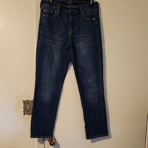 Liverpool Dark Indigo Women's Straight Leg Jeans